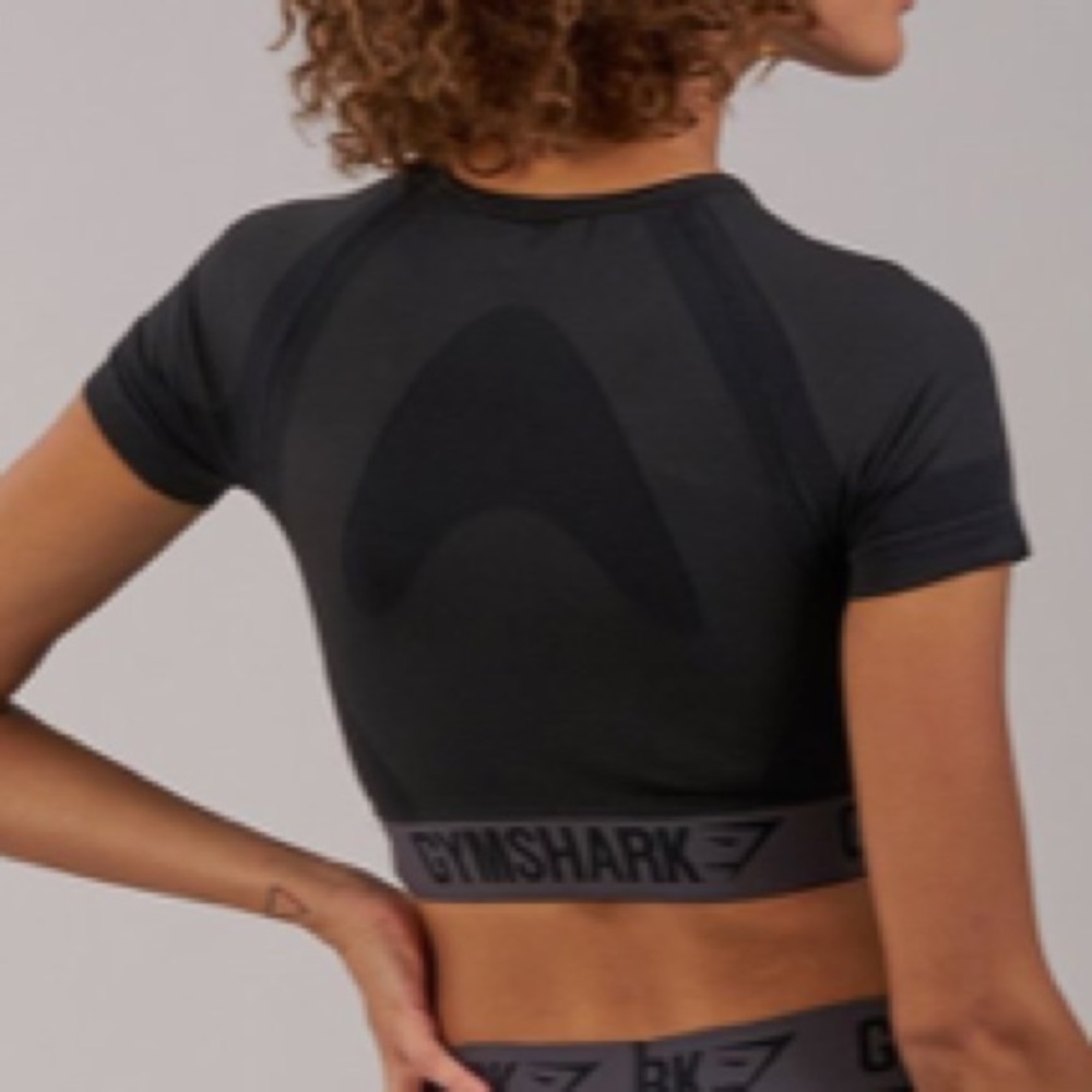 SOLD nwt Gymshark Flex Crop Top, - Picture 2 of 6